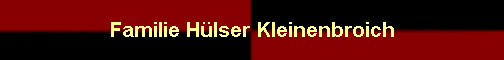 Familie Hülser Kleinenbroich Familie Hülser Kleinenbroich